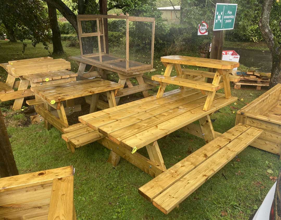 Kierons Woodworking Services Picnic tables